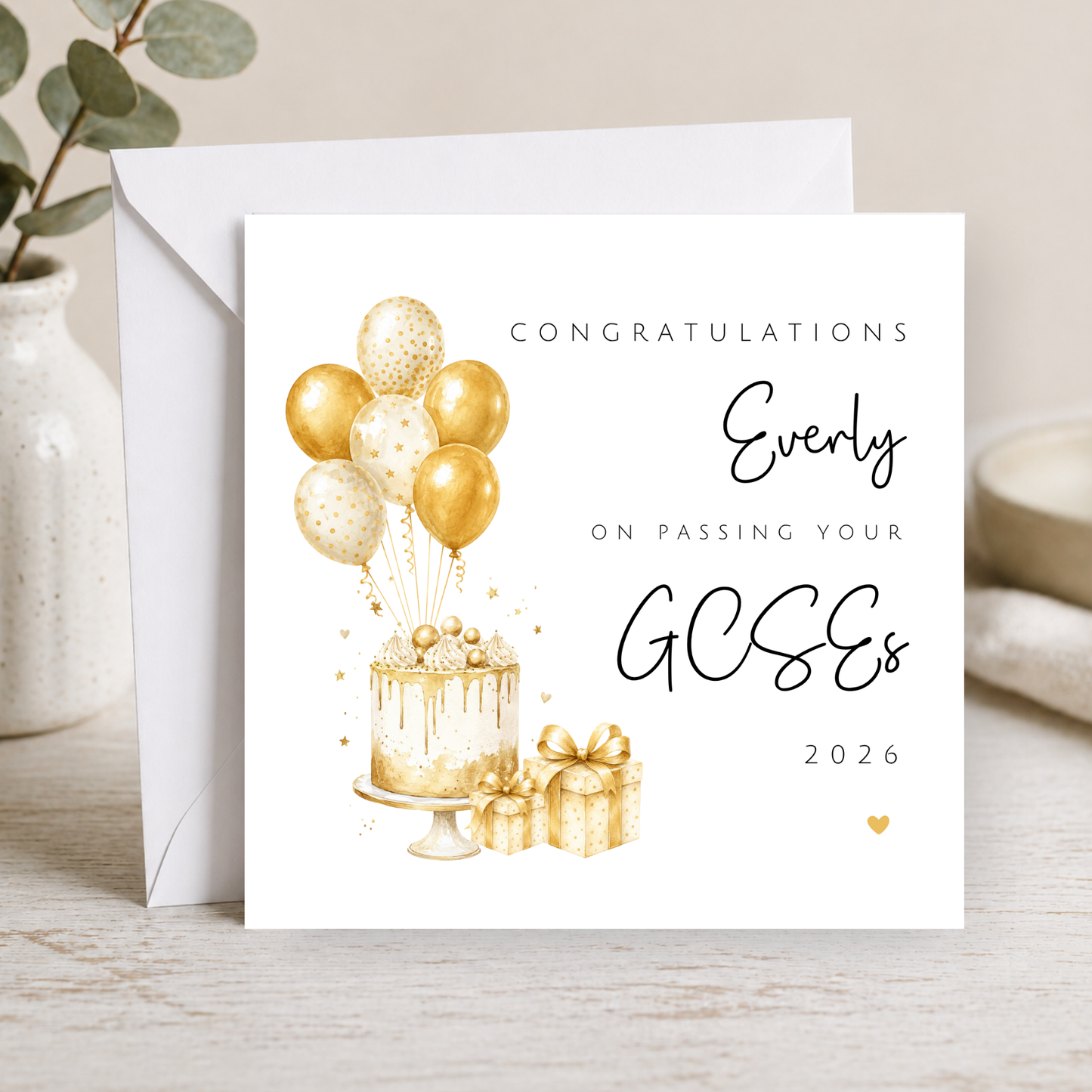 GCSEs Congratulations Card