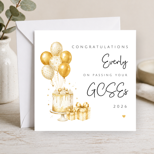 GCSEs Congratulations Card