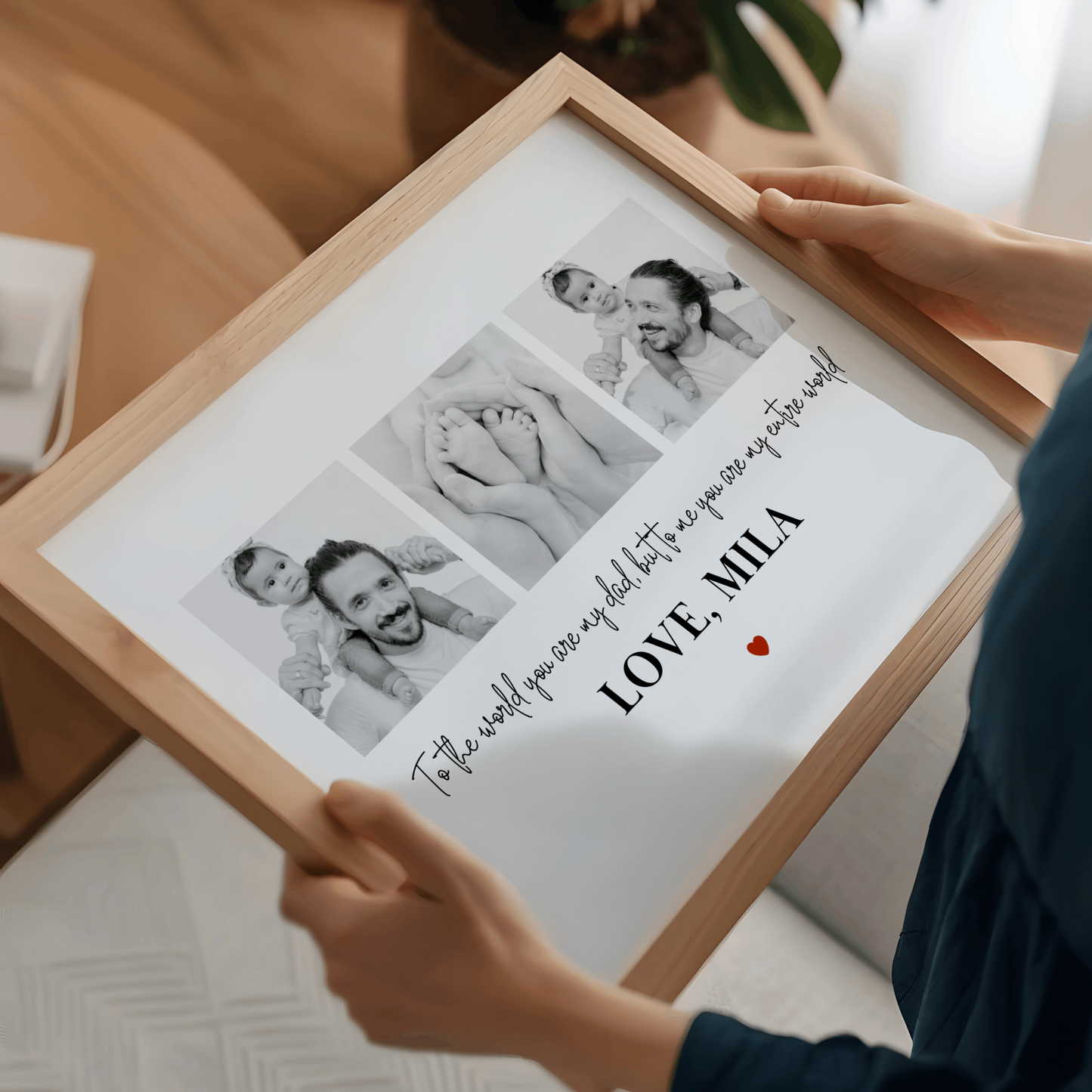 To The World You Are Daddy Print