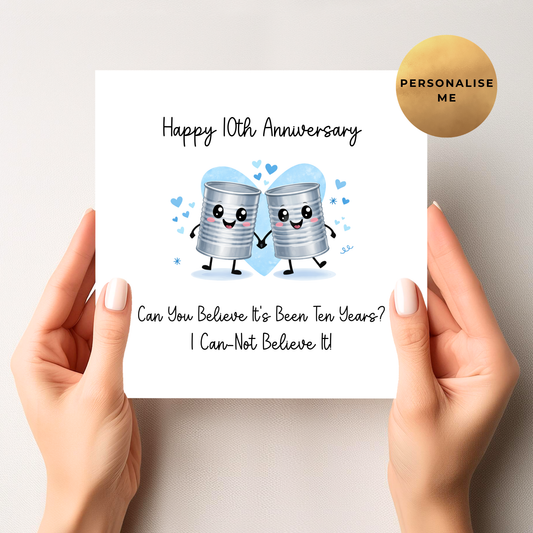 Tenth Anniversary Card
