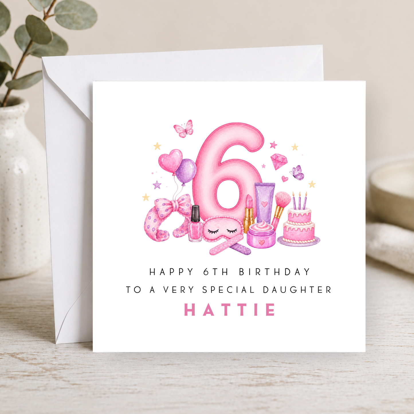 6th Birthday Card
