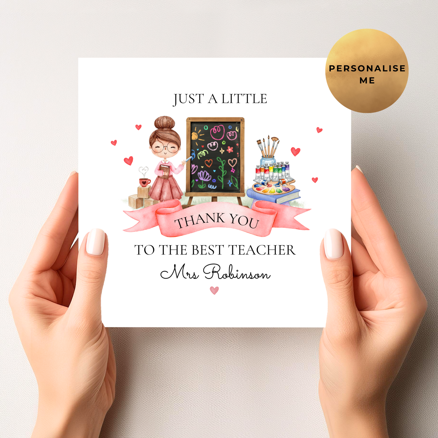 Teacher Thank You Card