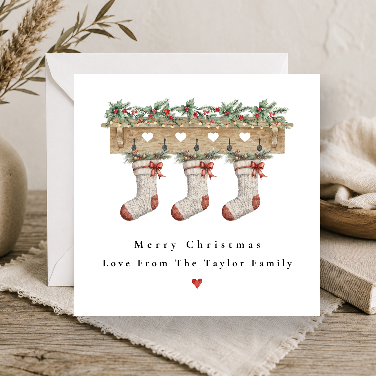 Stocking Christmas Card Pack