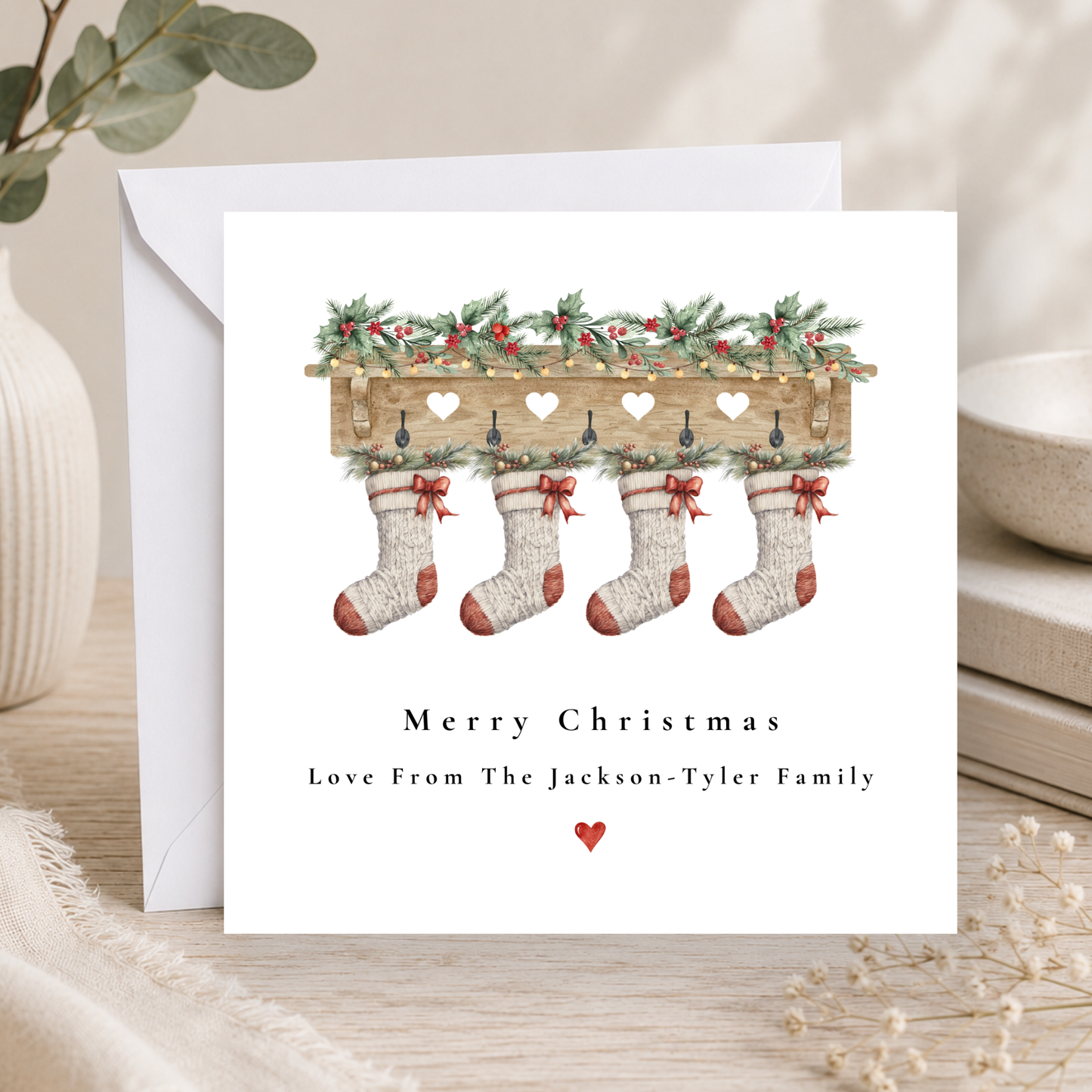 Stocking Christmas Card Pack