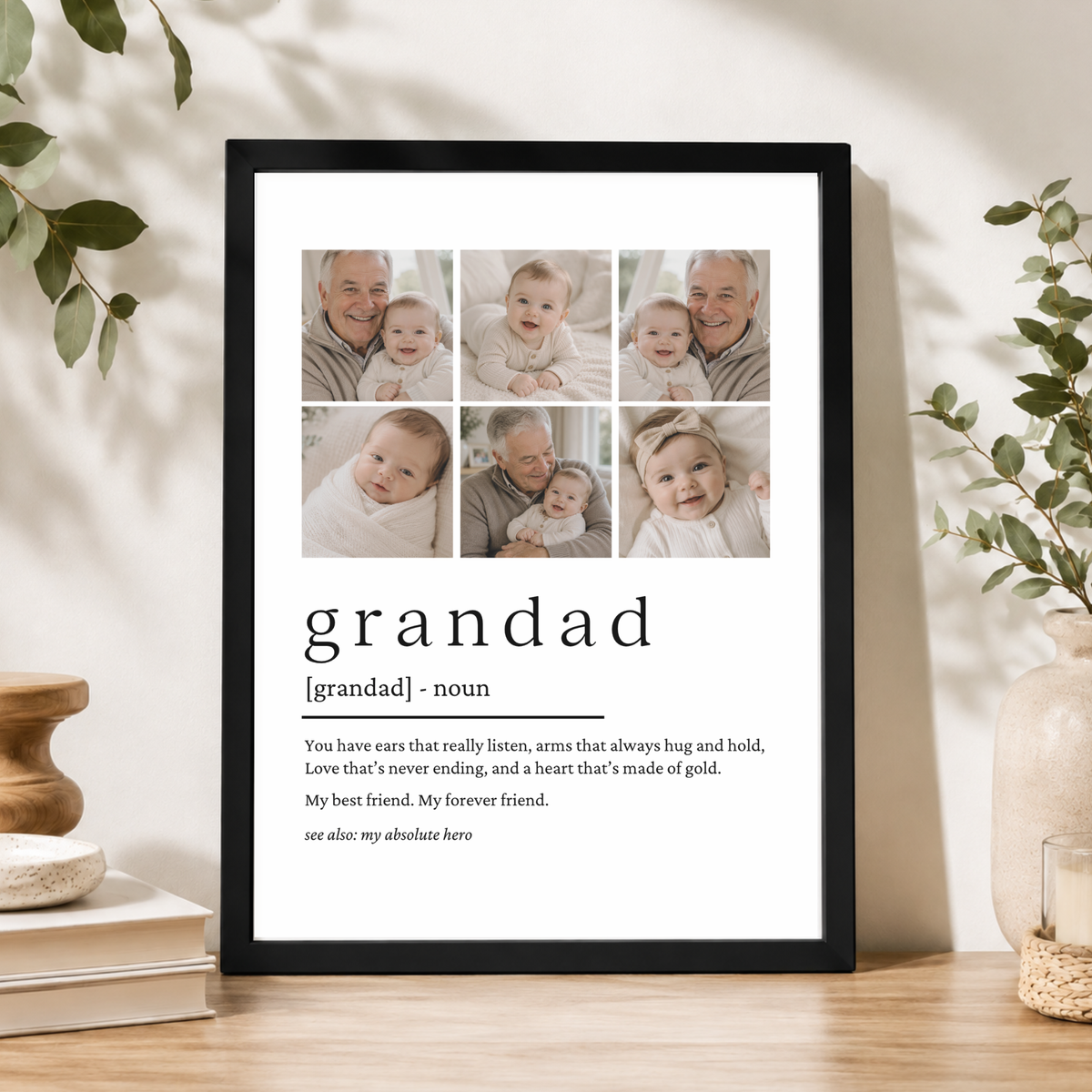 Photo Print For Grandad