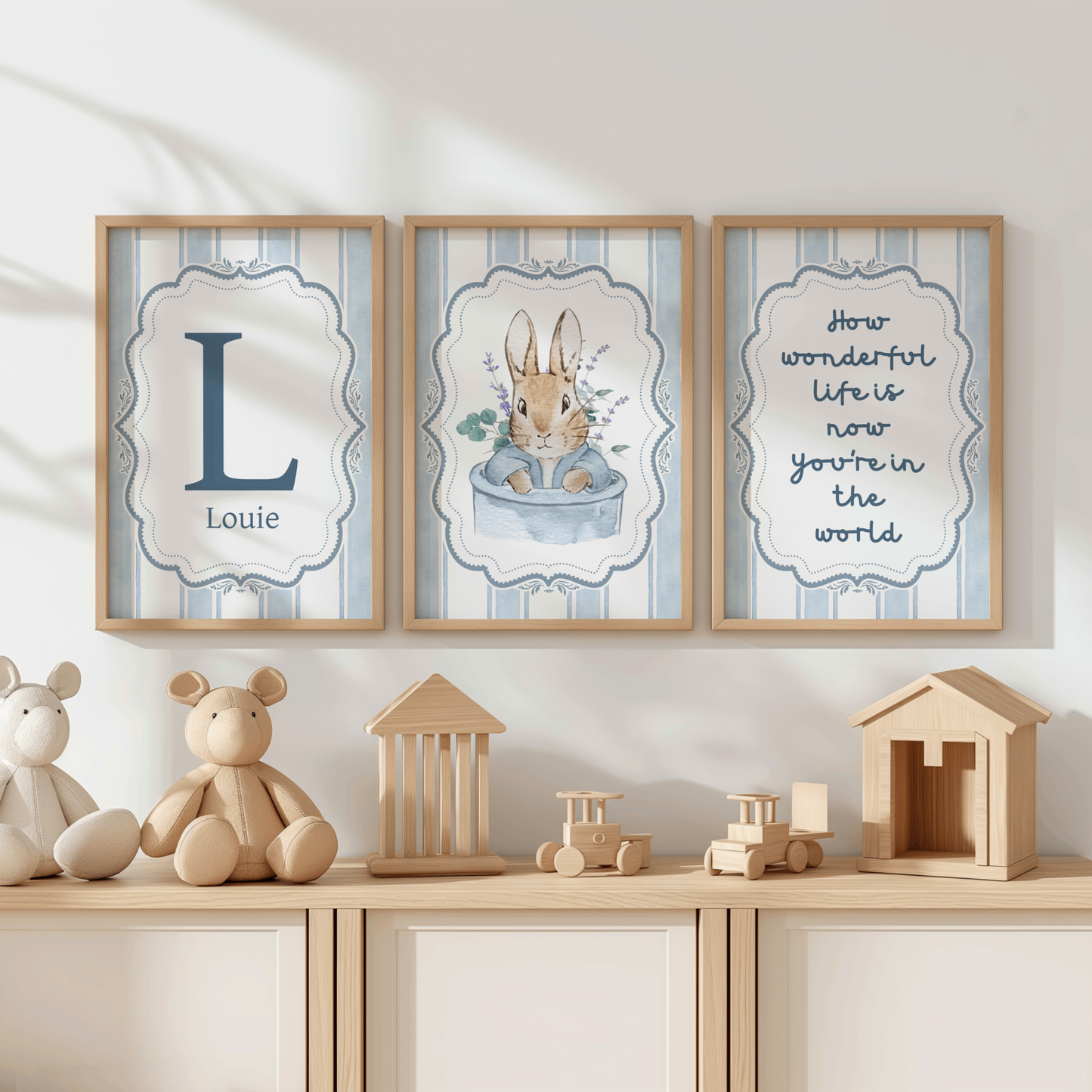 3x Peter Rabbit "Sometimes The Smallest Things" Prints