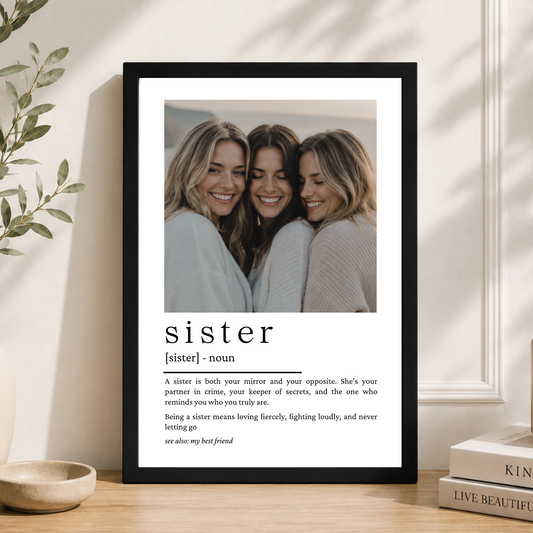 Photo Print For Sister