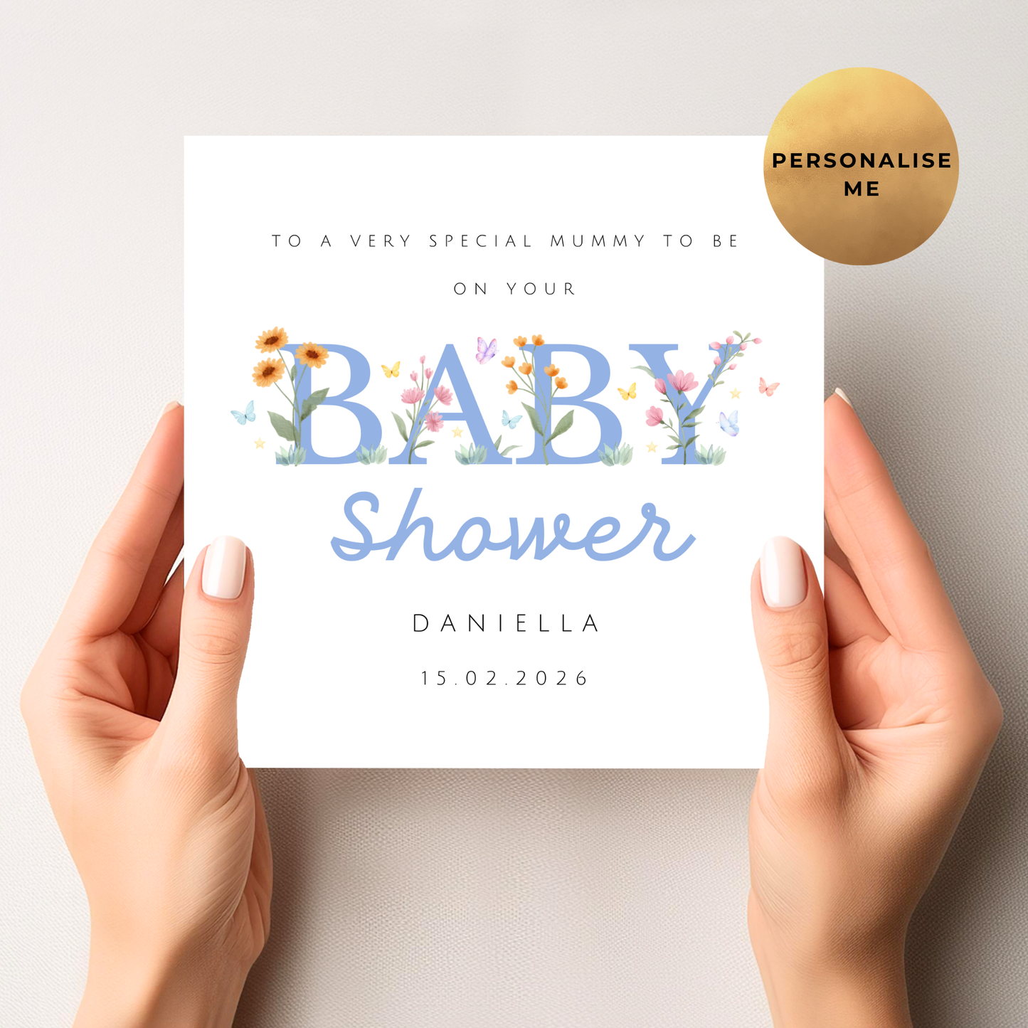 Baby Shower Card For Boy Mum