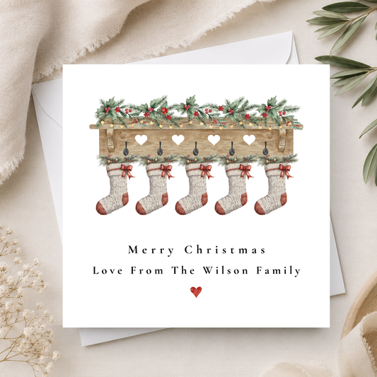 Stocking Christmas Card Pack