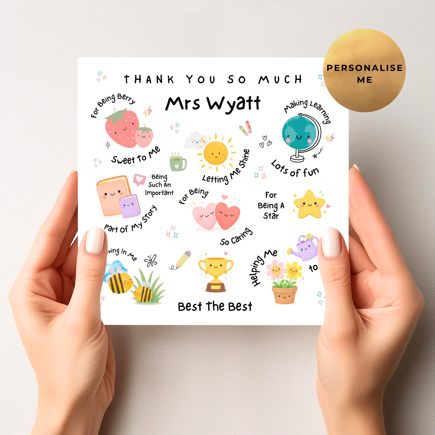 Teacher Thank You Card