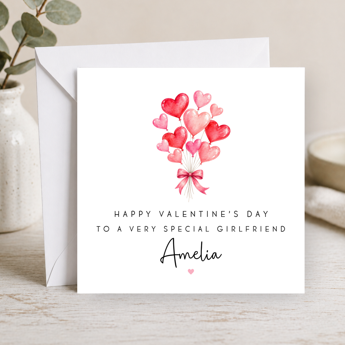 Valentines Day Card For Girlfriend