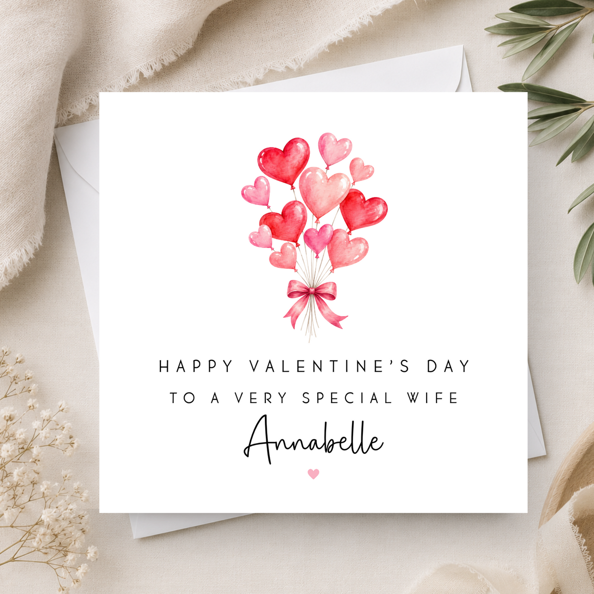 Valentines Day Card For Wife