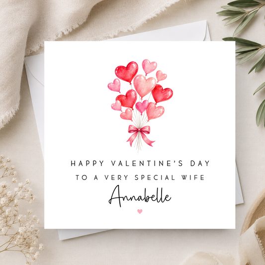 Valentines Day Card For Wife