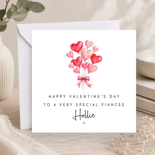 Valentines Day Card For Fiancée