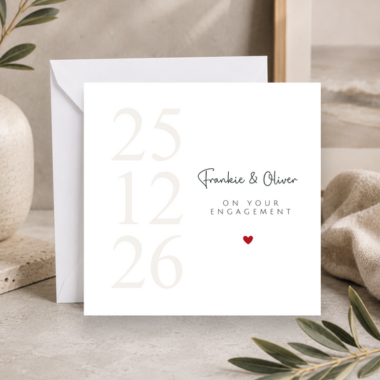 Simple Engagement Card