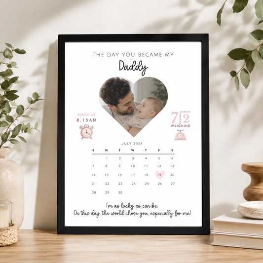 The Day You Became My Daddy Print
