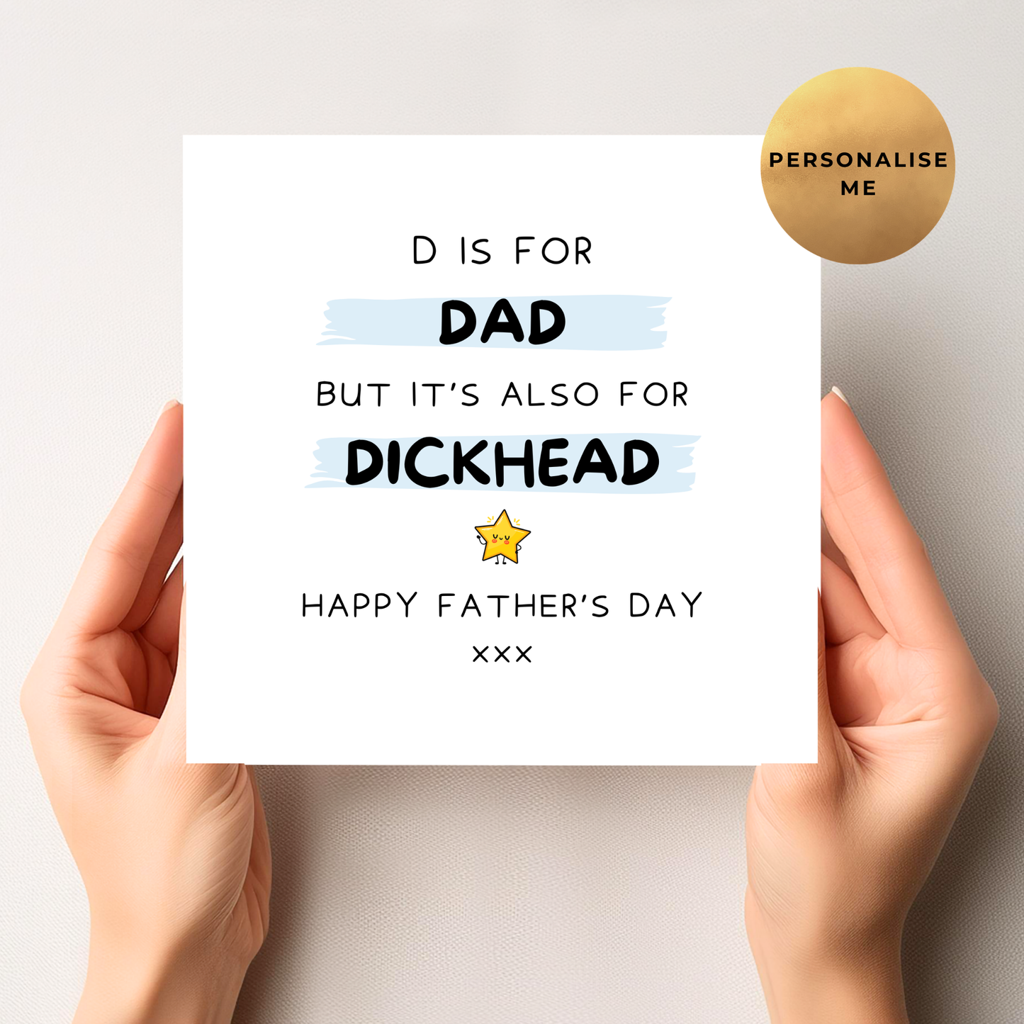Rude Father's Day Card