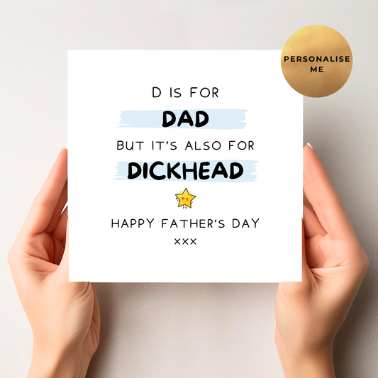 Rude Father's Day Card