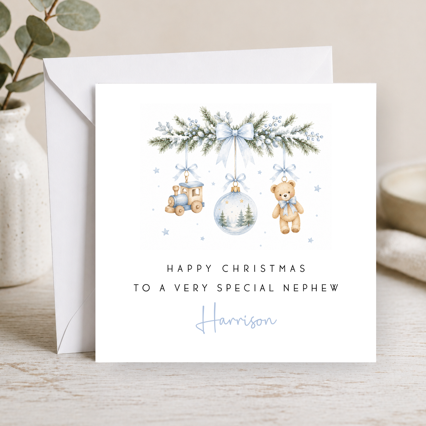 Christmas Card For Little Boy