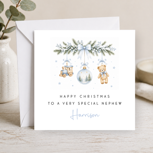 Christmas Card For Little Boy