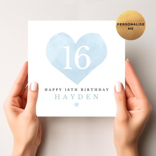 16th Birthday Card