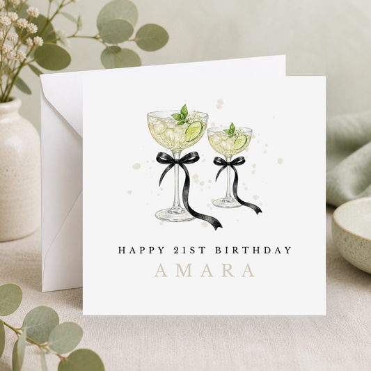 Hugo Spritz 21st Birthday Card
