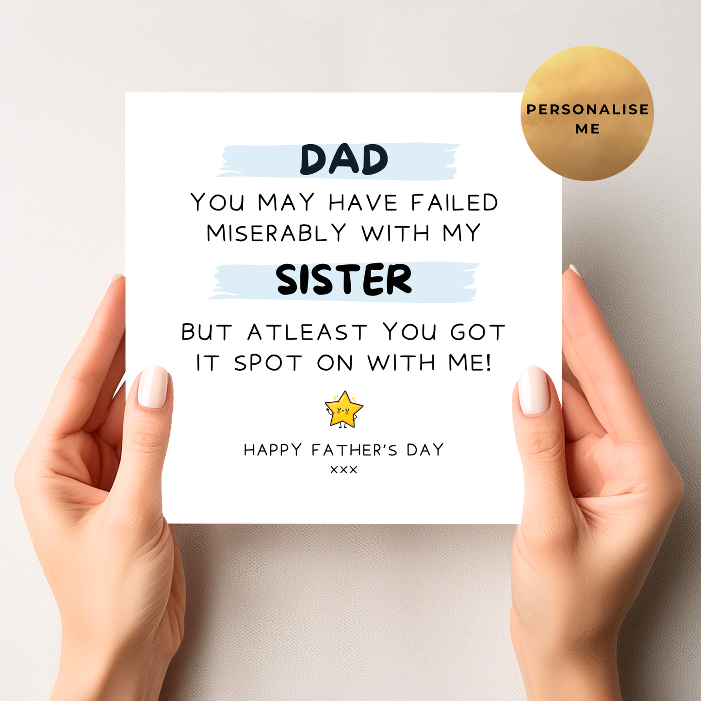 Rude Father's Day Card