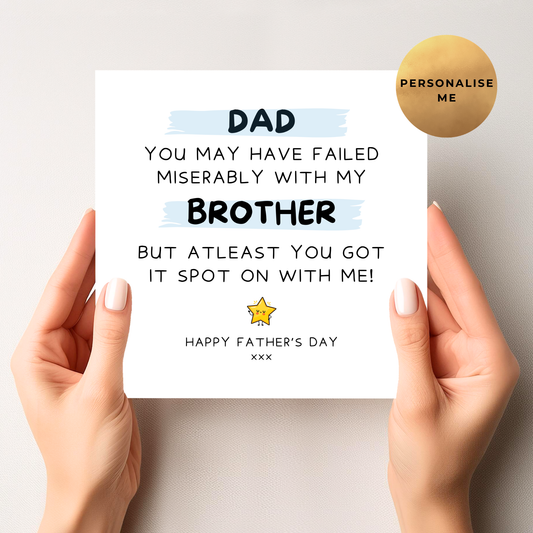 Rude Father's Day Card