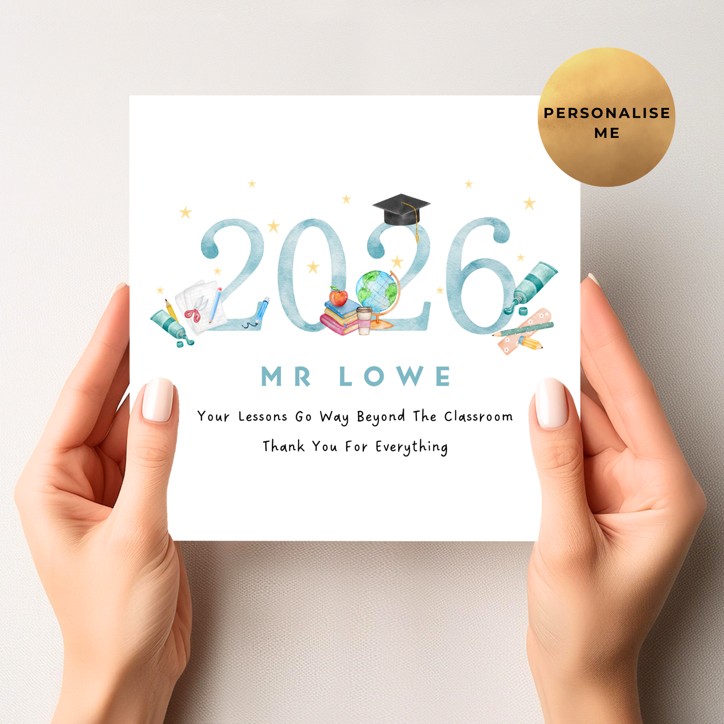 Teacher Thank You Card