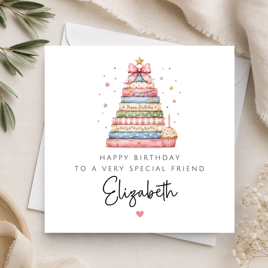 Birthday Card For Book Lovers / Bookworms