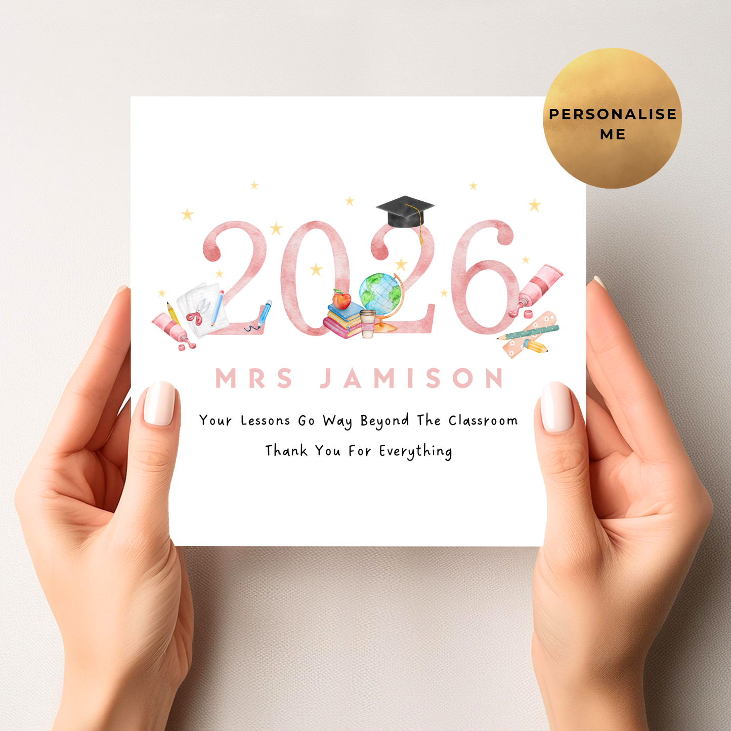 Teacher Thank You Card