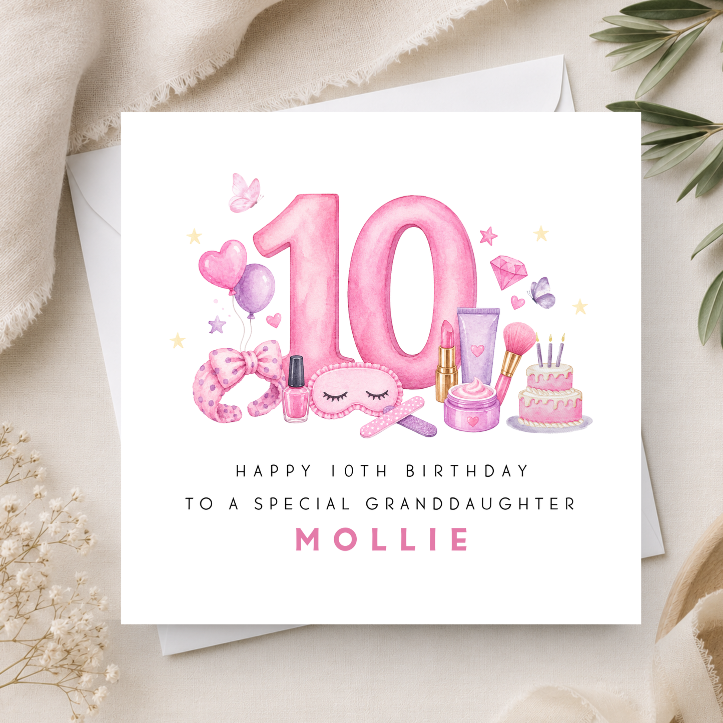 10th Birthday Card