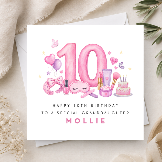10th Birthday Card