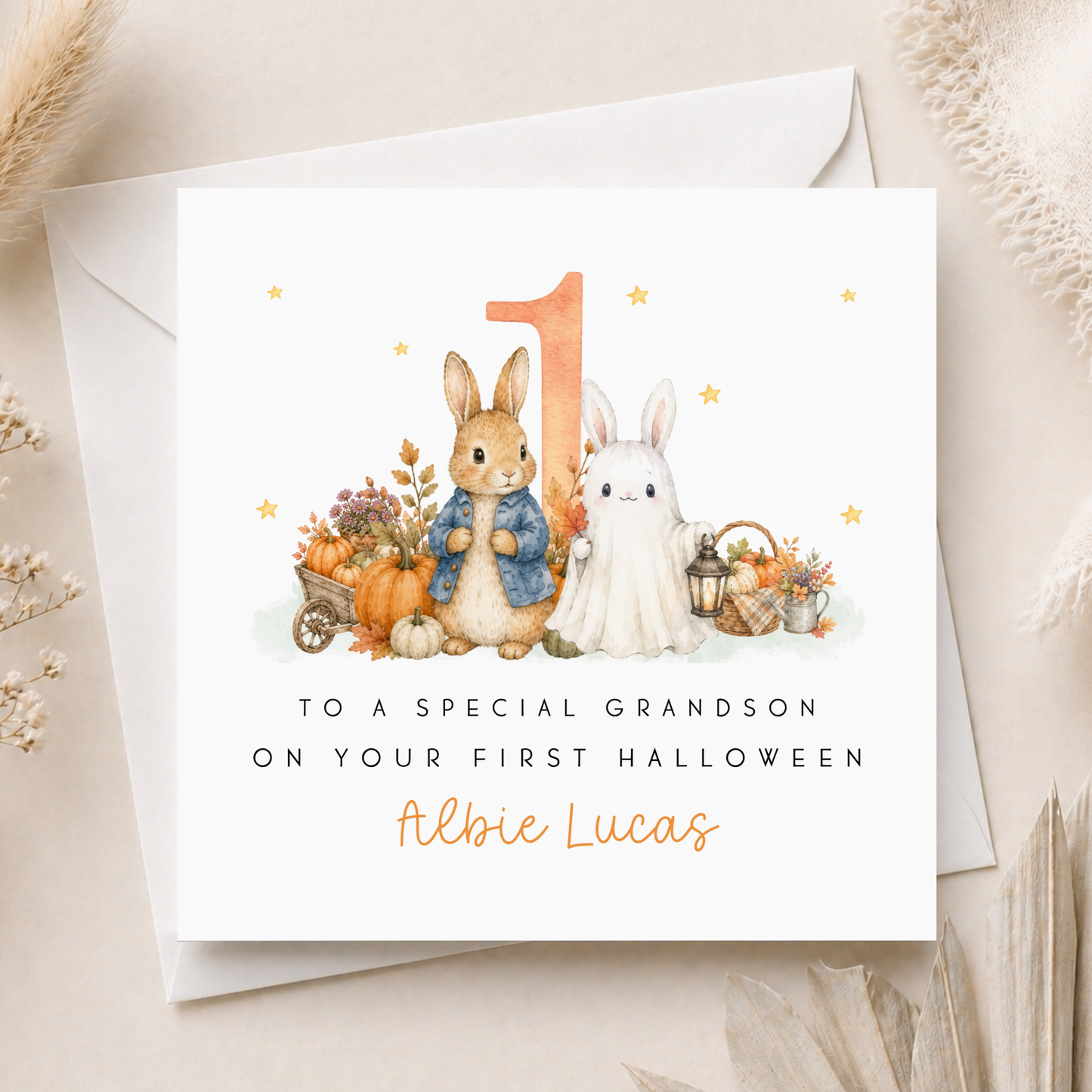 Peter Rabbit First Halloween Card