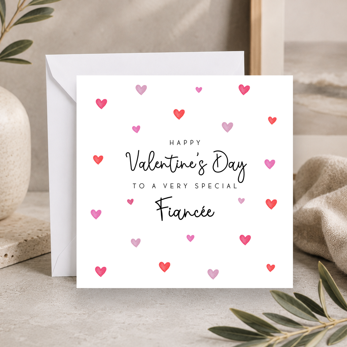 Valentines Day Card For Fiancée