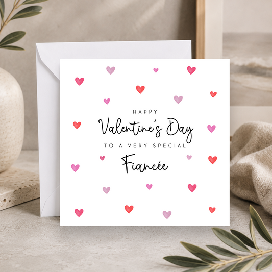 Valentines Day Card For Fiancée