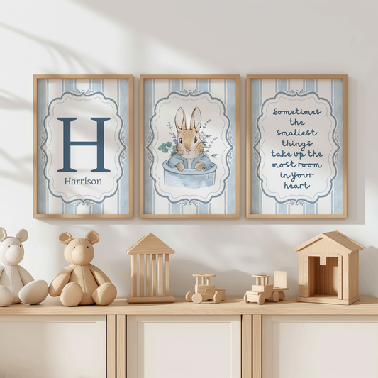 3x Peter Rabbit "Sometimes The Smallest Things" Prints