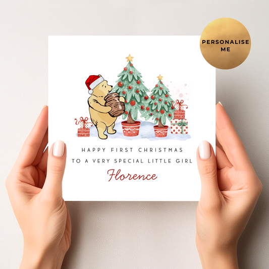 Winnie The Pooh Christmas Card