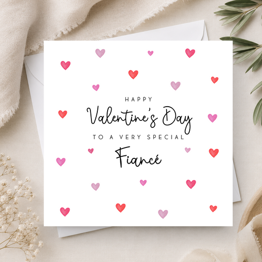 Valentines Day Card For Fiancé