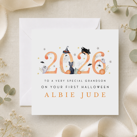 First Halloween Card