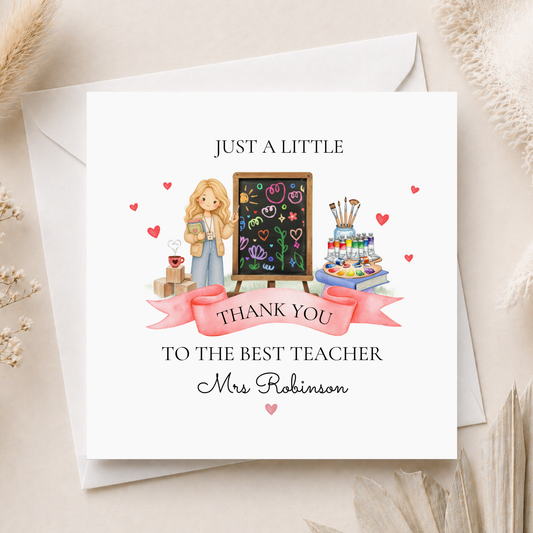 Teacher Thank You Card