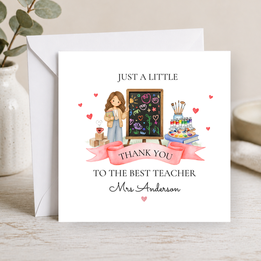 Teacher Thank You Card