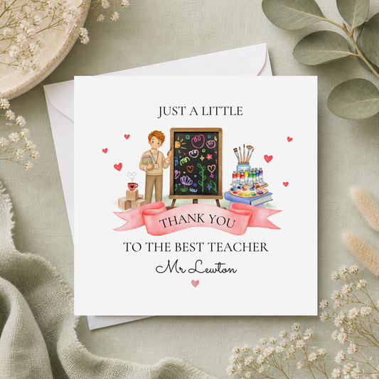 Teacher Thank You Card