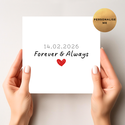 Minimalist Valentines Day Card