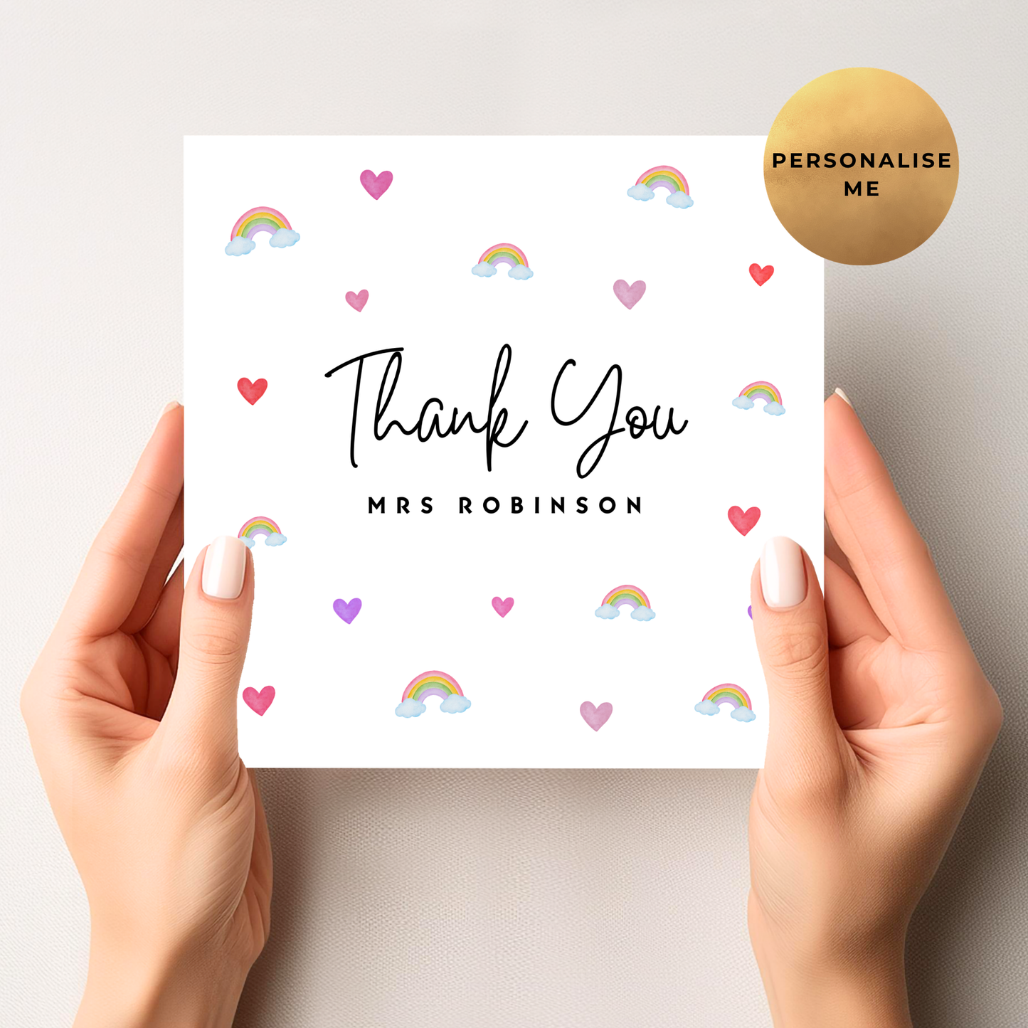 Teacher Thank You Card