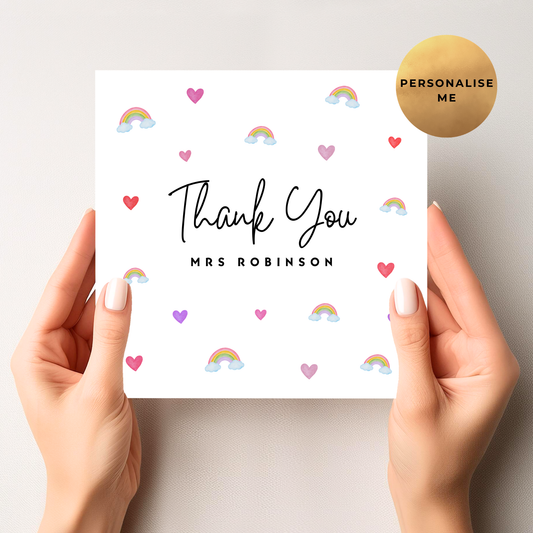 Teacher Thank You Card
