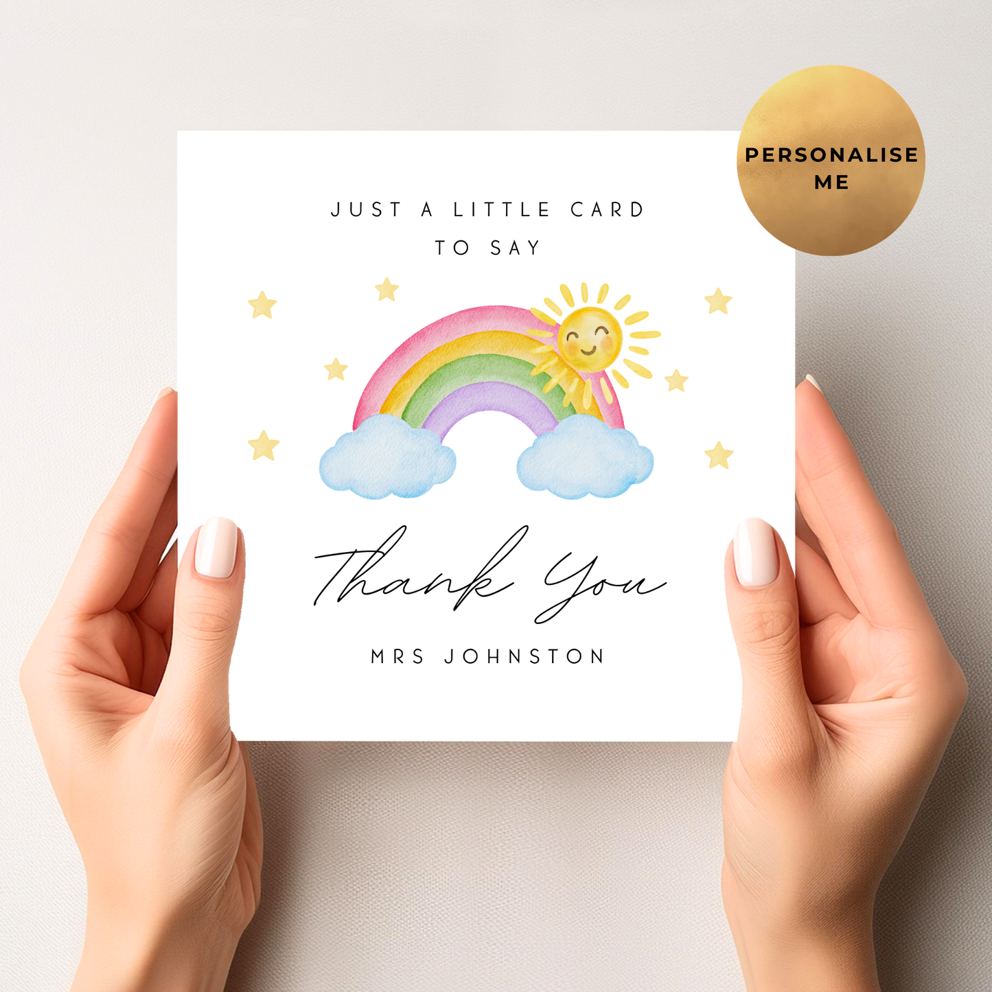 Teacher Thank You Card