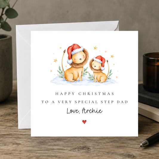 Christmas Card For Step Dad
