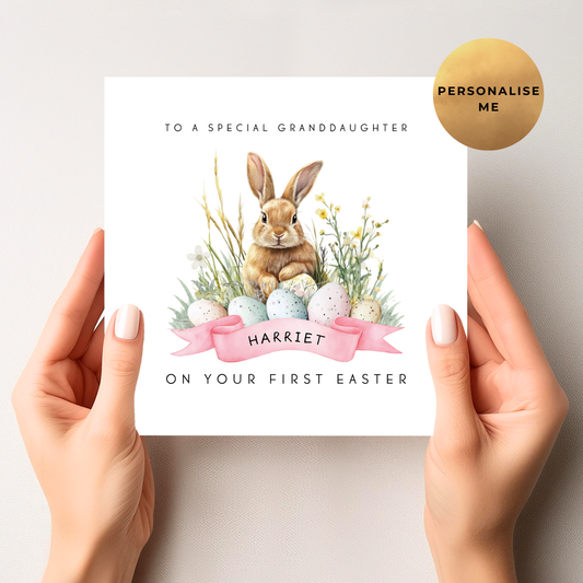 First Easter Card For Little Girl