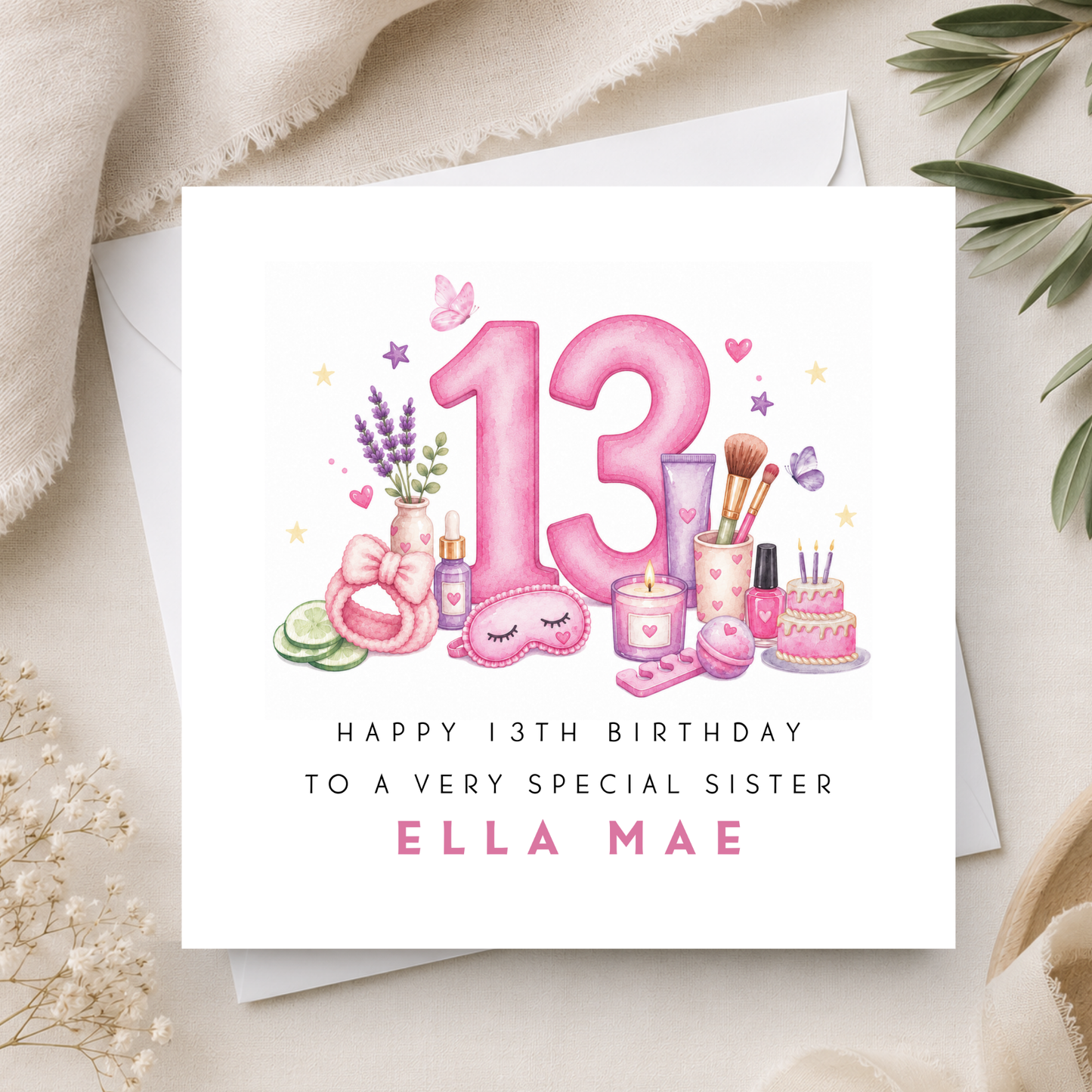 13th Birthday Card